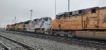 UP 1943 Heads Towards The Ice House Yard with UP 5727 Ahead of Her in This 10 Locomotive Consist after Spending The Night:)))